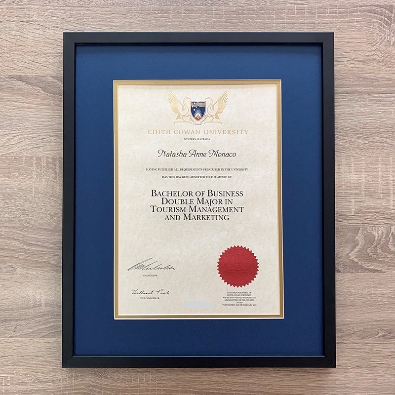 certificate framing