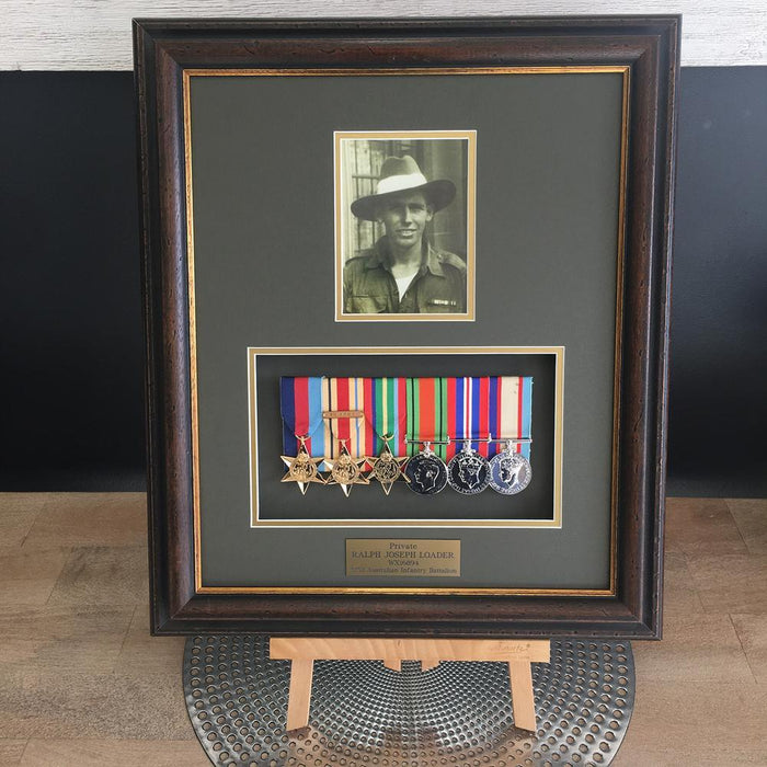 military memorabilia framing perth