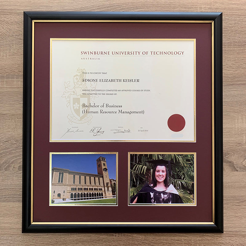 certificate framing service perth