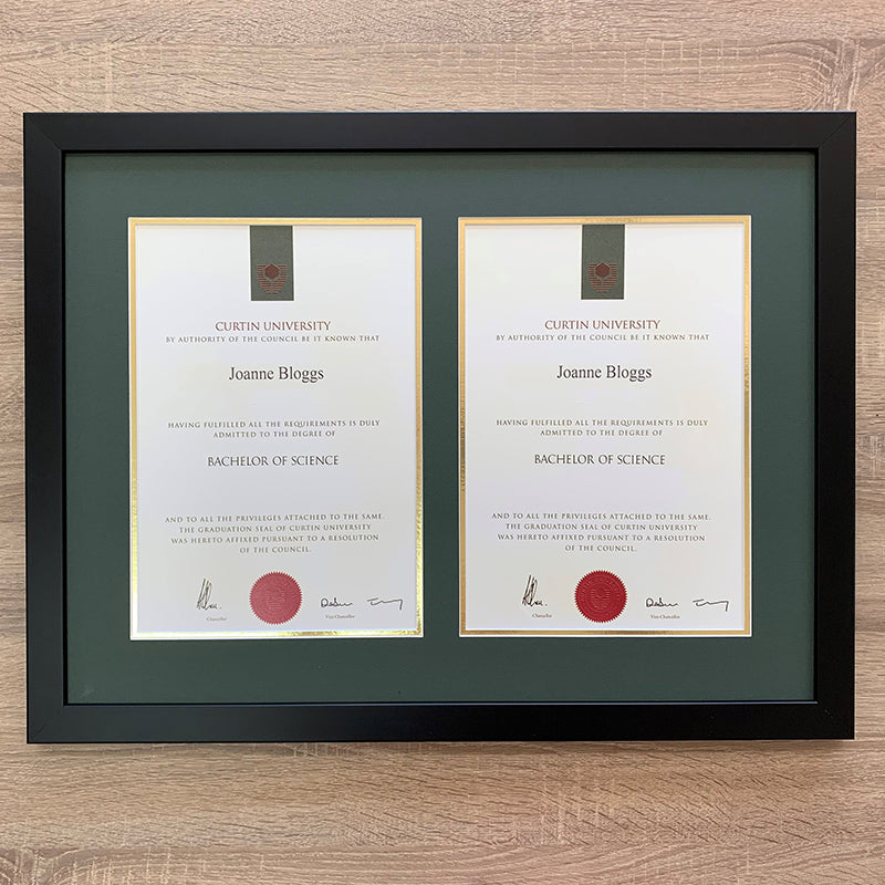 certificate framing perth