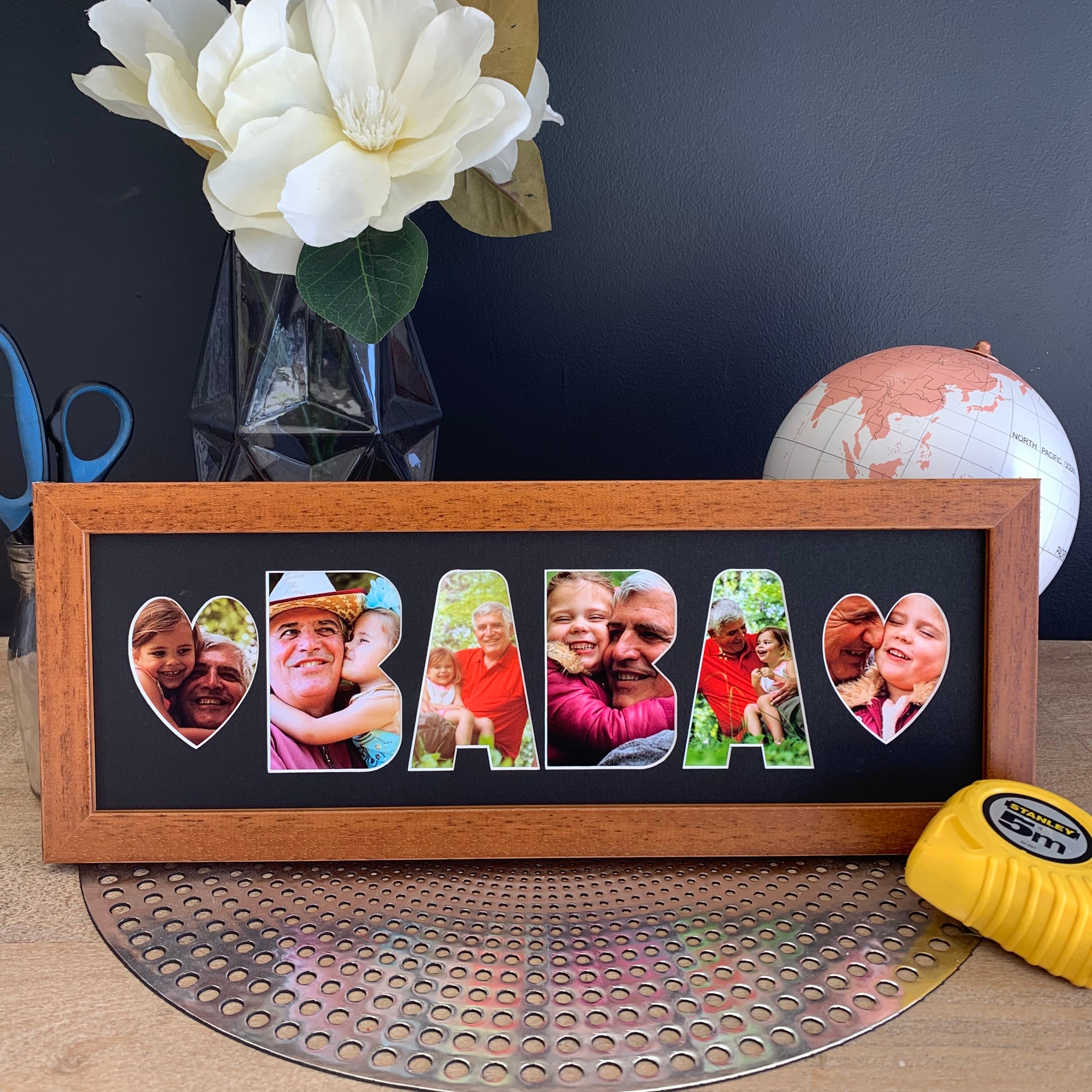 Father's Day Frames - 6 to 10 Letters (Small Size)