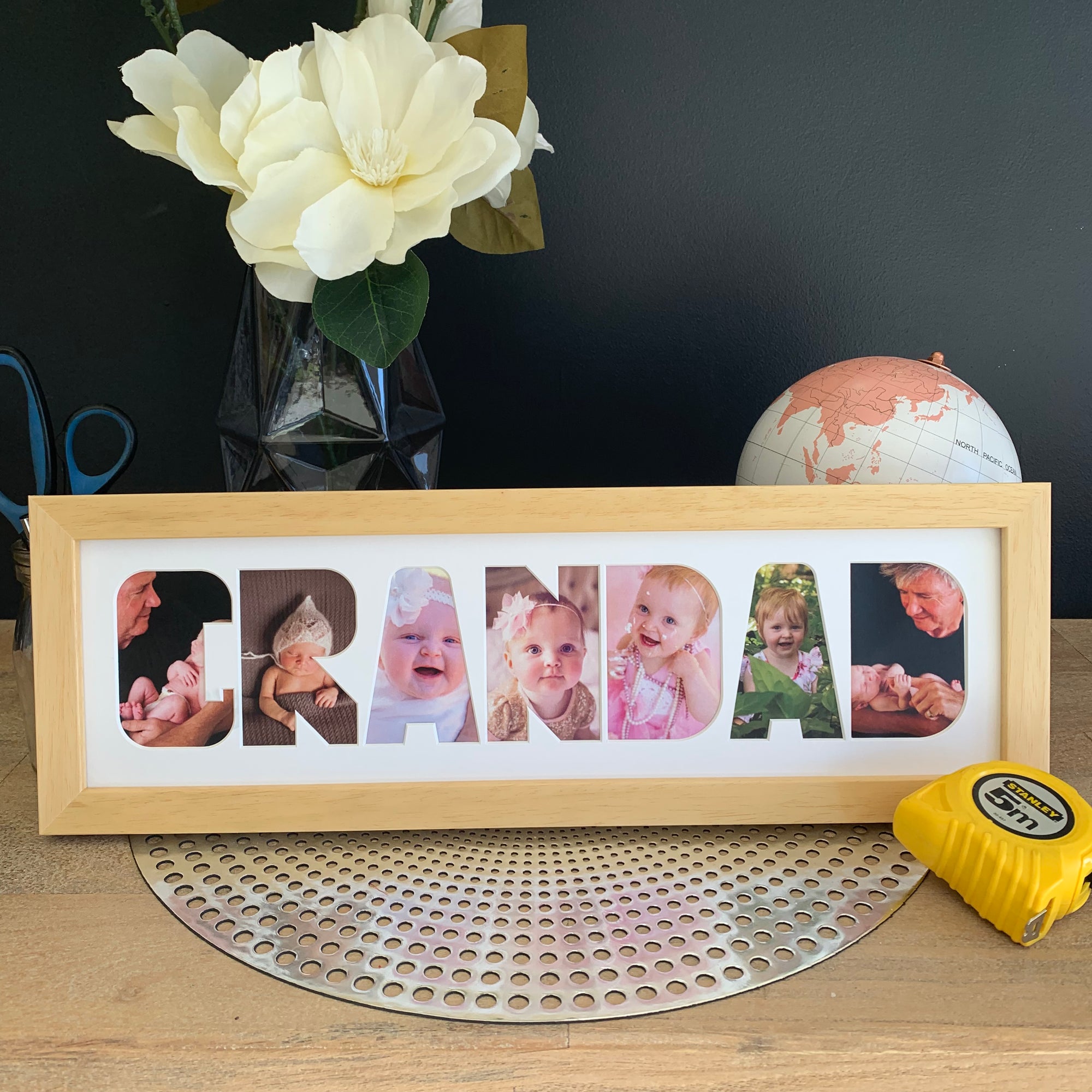 Father's Day Frames - 6 to 10 Letters (Small Size)