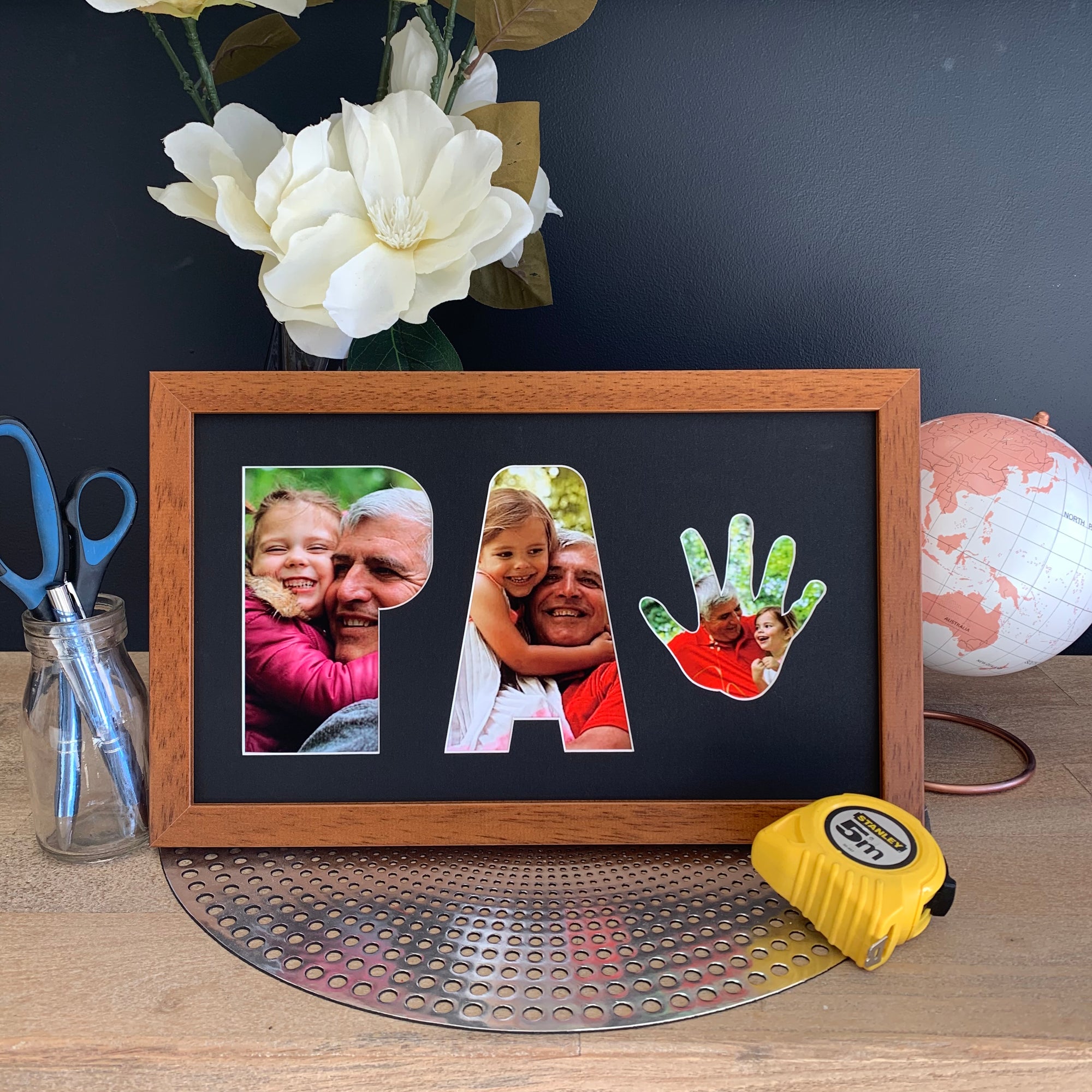 Father's Day Frames - 3 Letters (Large Size)