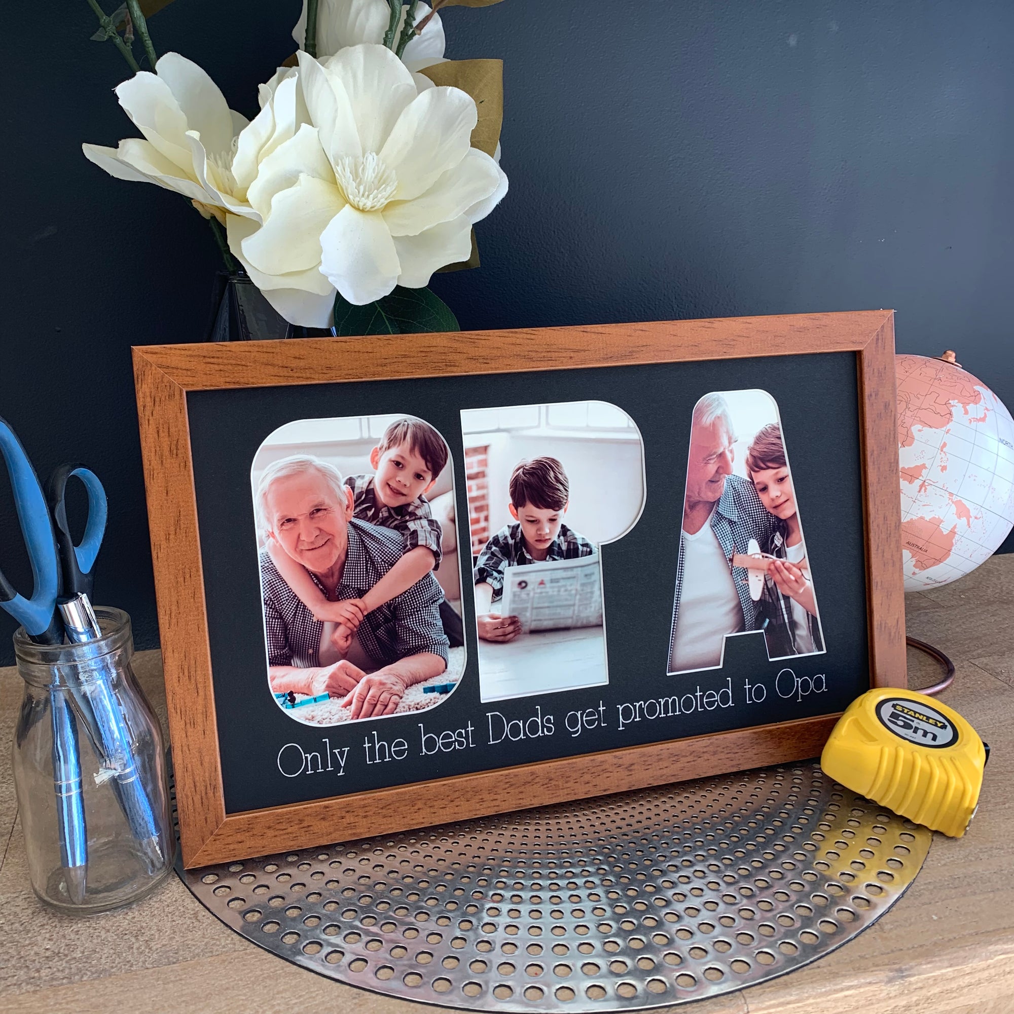 Father's Day Frames - 3 Letters (Large Size)