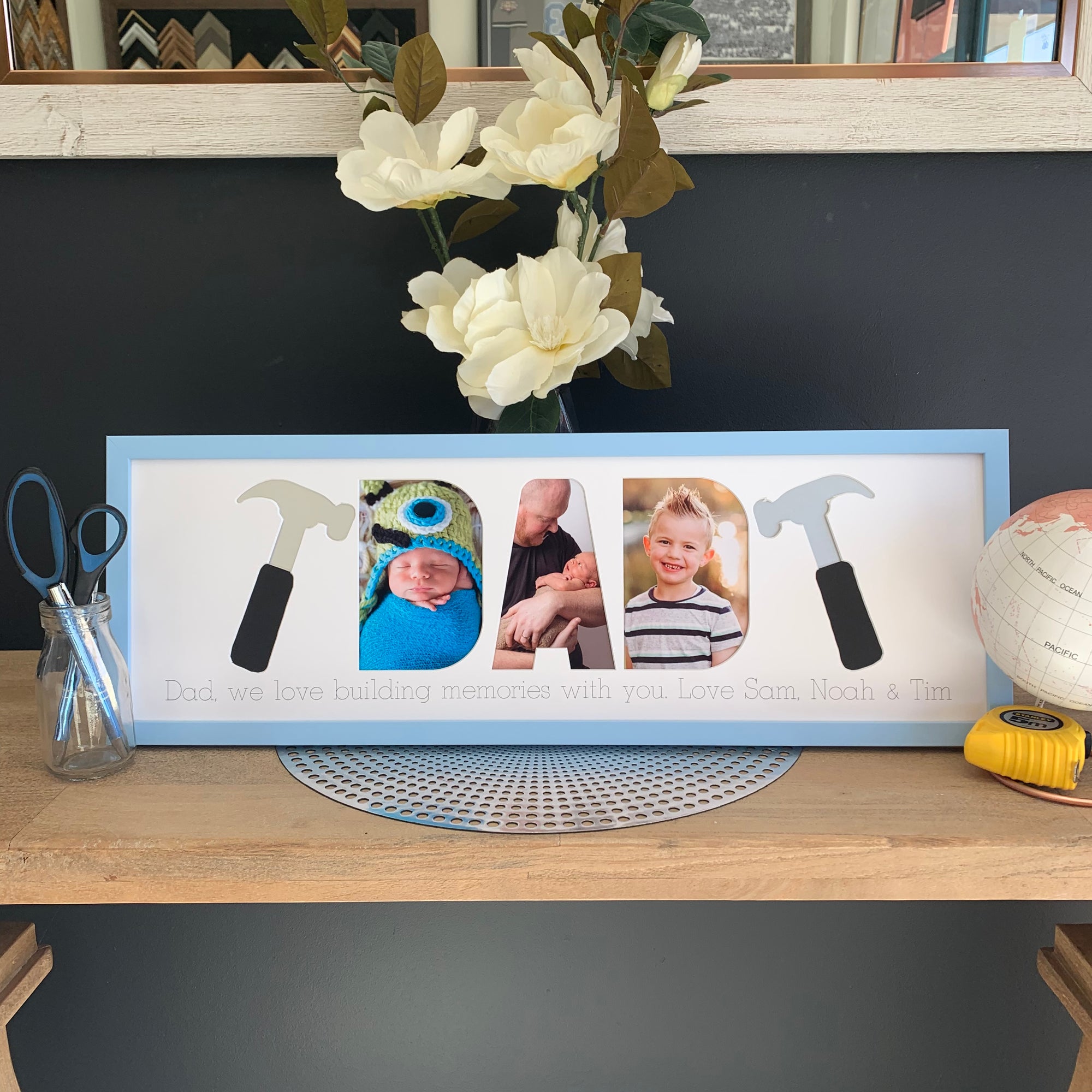 Father's Day Frames - 6 to 10 Letters (Large Size)