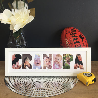 Father's Day Frames - 6 to 10 Letters (Small Size)