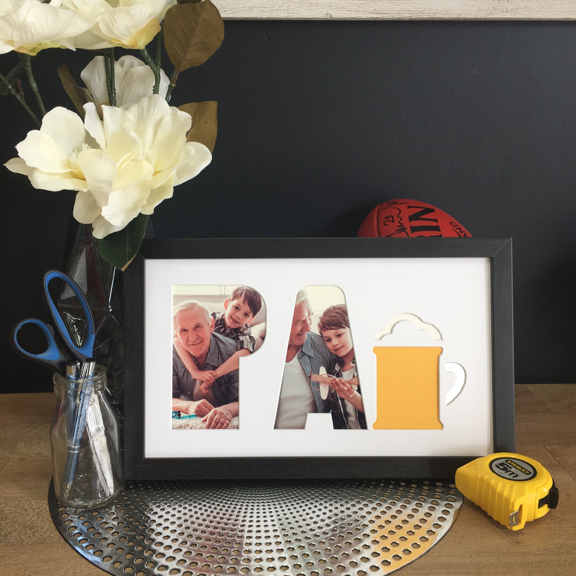 Father's Day Frames - 3 Letters (Large Size)