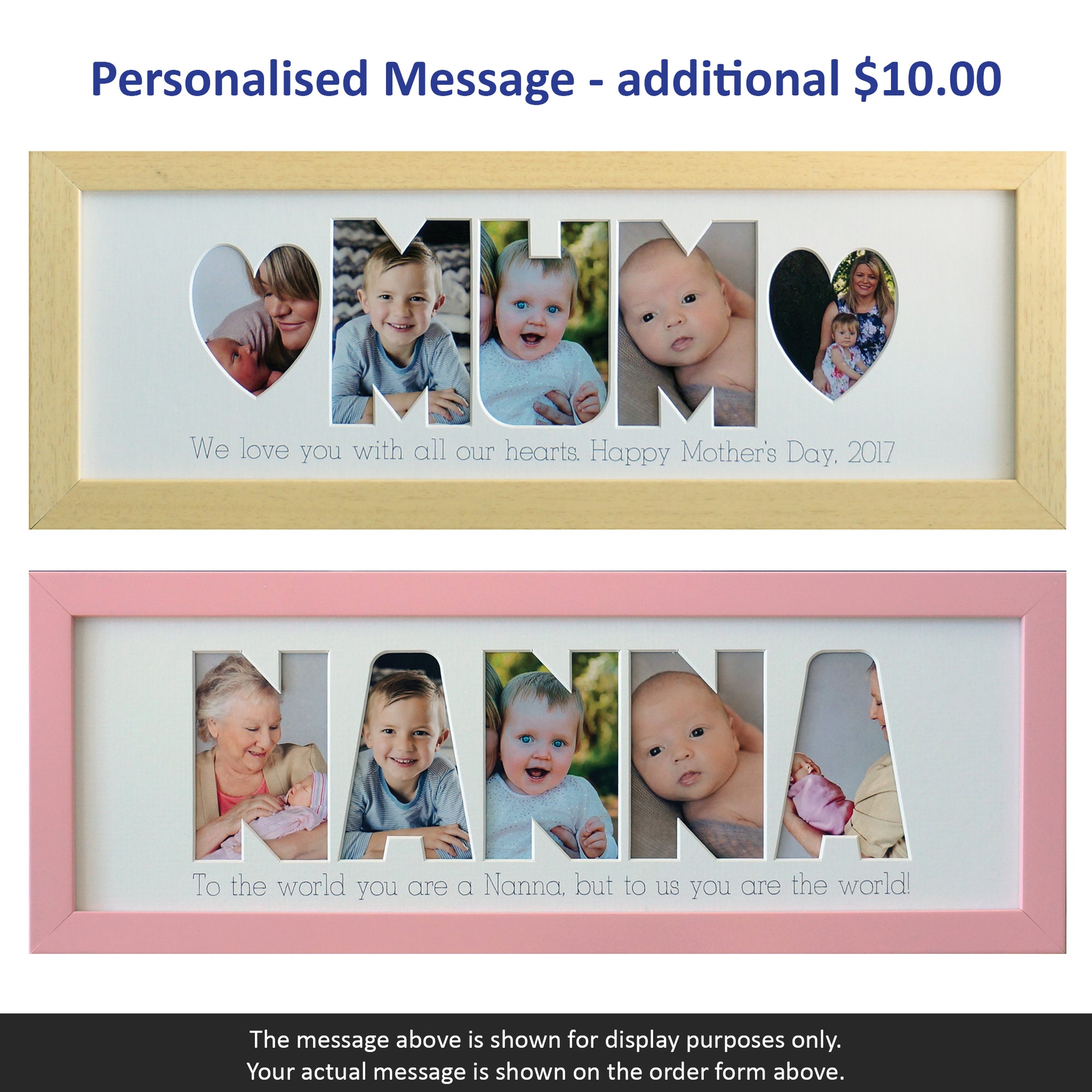 Creating Message Picture Personalised Message