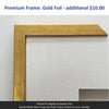 Premium Frame - Gold Foil