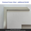 Premium Frame - Silver Crosshatch