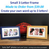 Father's Day Frames - 3 Letters (Small Size)