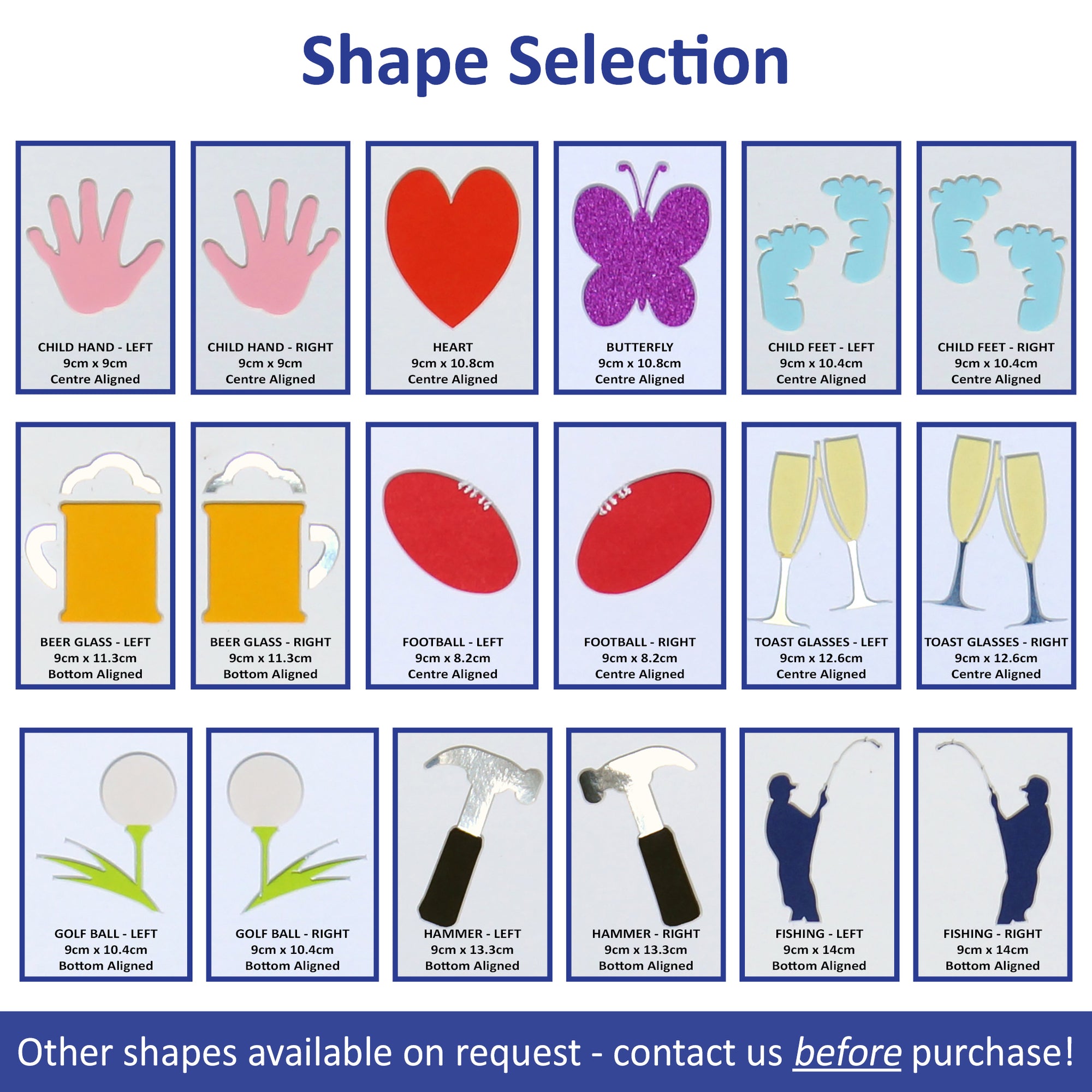 Mother's Day Frames - 6 to 10 Letters (Large Size)