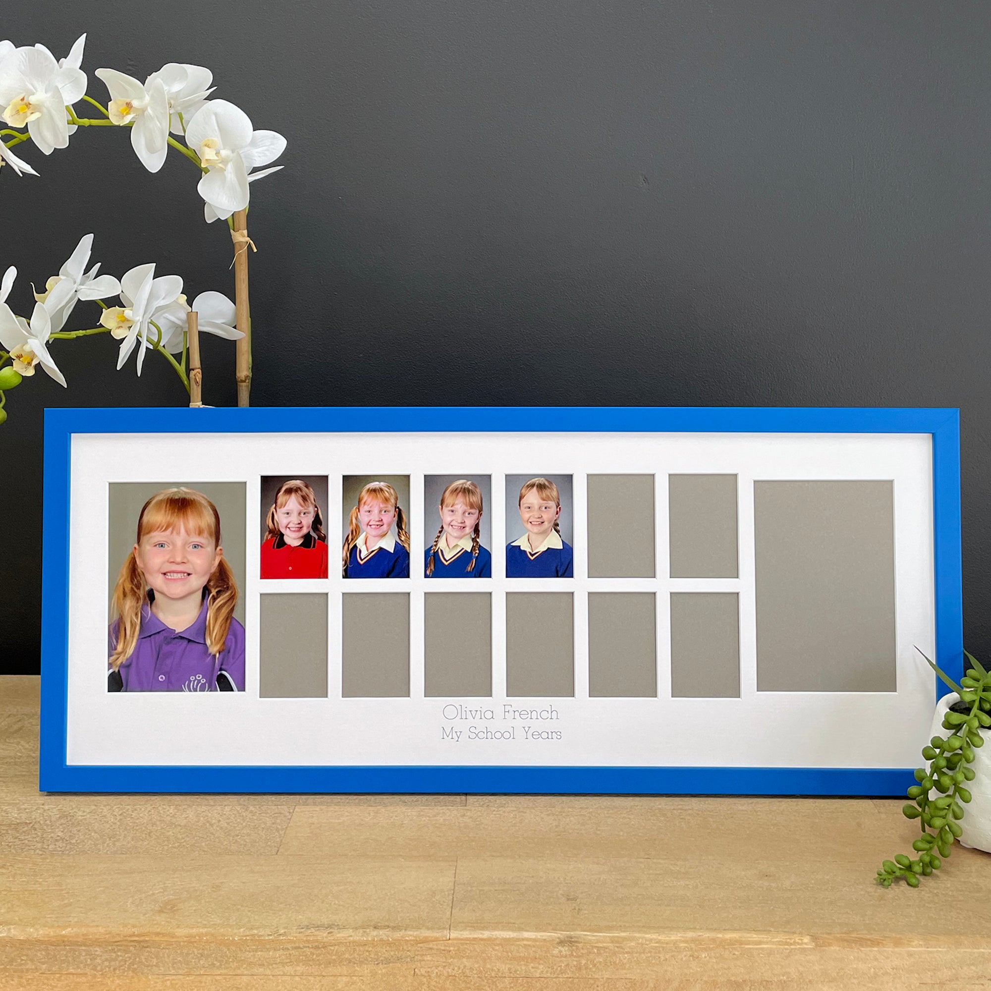 School Years Photo Frame - Signature Landscape (with two feature photo