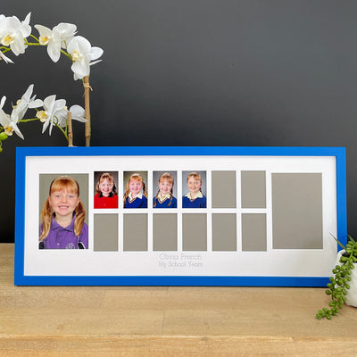 School Years Photo Frame - Signature Landscape (with two feature photos)